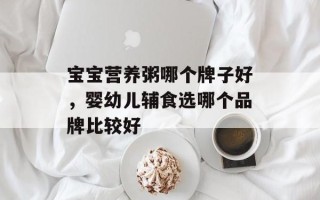 宝宝营养粥哪个牌子好，婴幼儿辅食选哪个品牌比较好