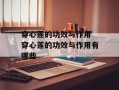 穿心莲的功效与作用 穿心莲的功效与作用有哪些