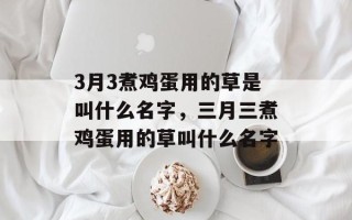 3月3煮鸡蛋用的草是叫什么名字，三月三煮鸡蛋用的草叫什么名字