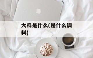 大料是什么(是什么调料)