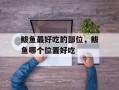 鲅鱼最好吃的部位，鲅鱼哪个位置好吃