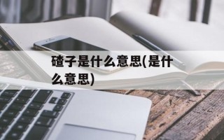 碴子是什么意思(是什么意思)