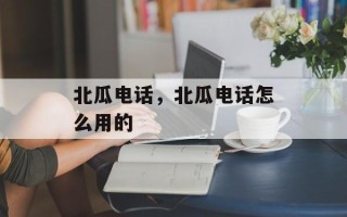 北瓜电话，北瓜电话怎么用的