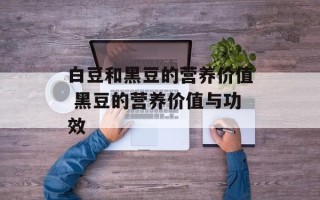 白豆和黑豆的营养价值 黑豆的营养价值与功效