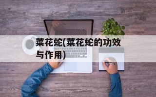 菜花蛇(菜花蛇的功效与作用)