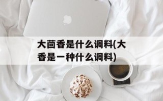 大茴香是什么调料(大香是一种什么调料)
