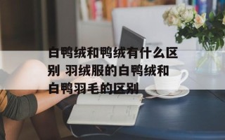 白鸭绒和鸭绒有什么区别 羽绒服的白鸭绒和白鸭羽毛的区别