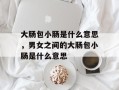 大肠包小肠是什么意思，男女之间的大肠包小肠是什么意思
