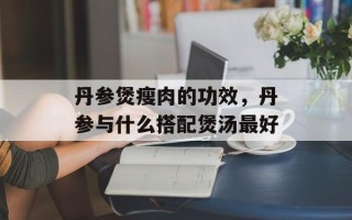 丹参煲瘦肉的功效，丹参与什么搭配煲汤最好