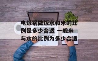 电饭锅做饭水和米的比例是多少合适 一般米与水的比例为多少合适