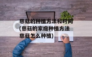 慈菇的种植方法和时间(慈菇的家庭种植方法慈菇怎么种植)