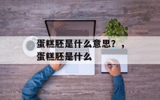 蛋糕胚是什么意思？，蛋糕胚是什么