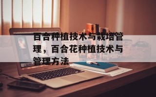 百合种植技术与栽培管理，百合花种植技术与管理方法