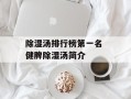 除湿汤排行榜第一名 健脾除湿汤简介