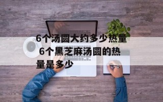 6个汤圆大约多少热量 6个黑芝麻汤圆的热量是多少
