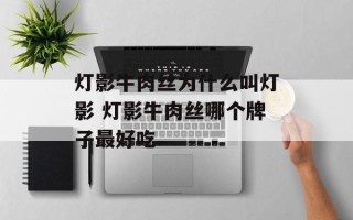灯影牛肉丝为什么叫灯影 灯影牛肉丝哪个牌子最好吃