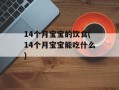 14个月宝宝的饮食(14个月宝宝能吃什么)