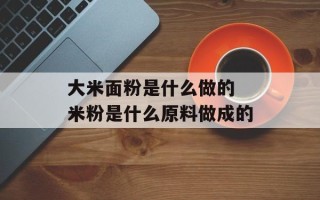 大米面粉是什么做的 米粉是什么原料做成的