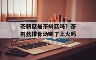 茶薪菇是茶树菇吗？茶树菇排骨汤喝了上火吗