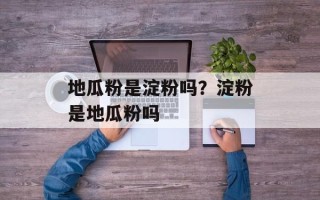 地瓜粉是淀粉吗？淀粉是地瓜粉吗