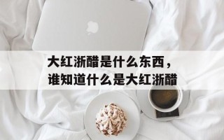 大红浙醋是什么东西，谁知道什么是大红浙醋
