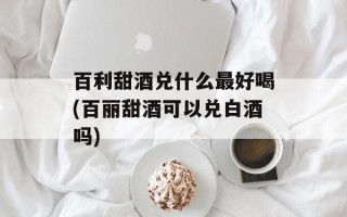 百利甜酒兑什么最好喝(百丽甜酒可以兑白酒吗)