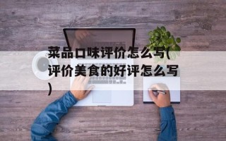 菜品口味评价怎么写(评价美食的好评怎么写)