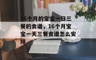 16个月的宝宝一日三餐的食谱，16个月宝宝一天三餐食谱怎么安排