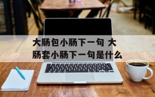 大肠包小肠下一句 大肠套小肠下一句是什么