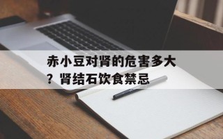 赤小豆对肾的危害多大？肾结石饮食禁忌