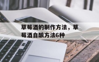 草莓酒的制作方法，草莓酒自酿方法6种