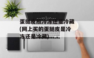蛋挞皮放冷冻还是冷藏(网上买的蛋挞皮是冷冻还是冷藏)