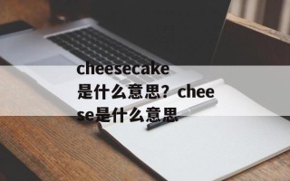 cheesecake是什么意思？cheese是什么意思