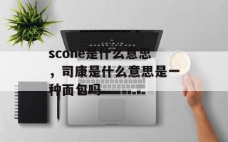 scone是什么意思，司康是什么意思是一种面包吗