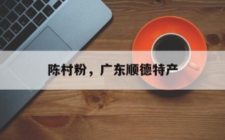 陈村粉，广东顺德特产
